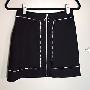 Maje mini skirt with silver studs